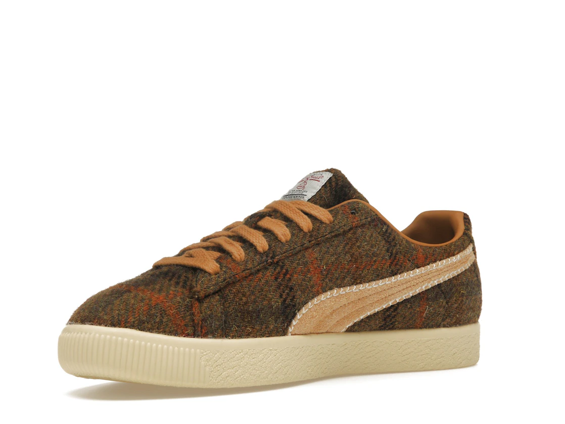 Puma Clyde Harris Tweed Chamomile Caramel Latte