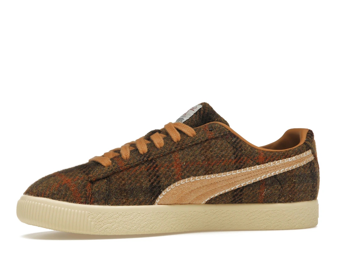 Puma Clyde Harris Tweed Chamomile Caramel Latte
