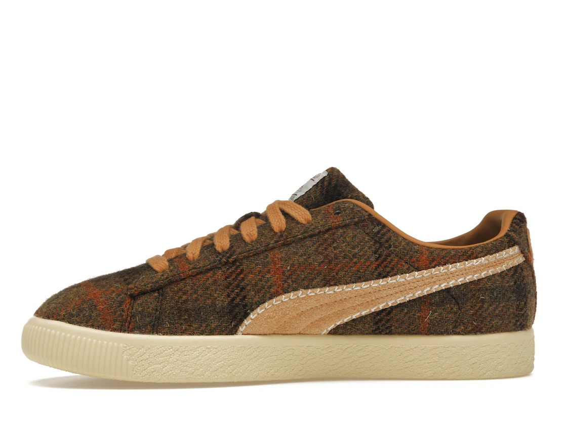Puma Clyde Harris Tweed Chamomile Caramel Latte