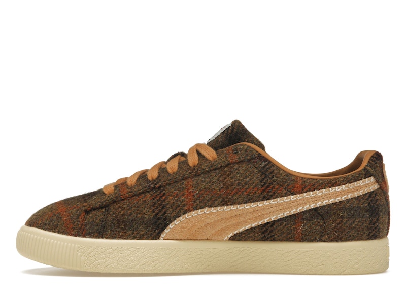 Puma Clyde Harris Tweed Chamomile Caramel Latte