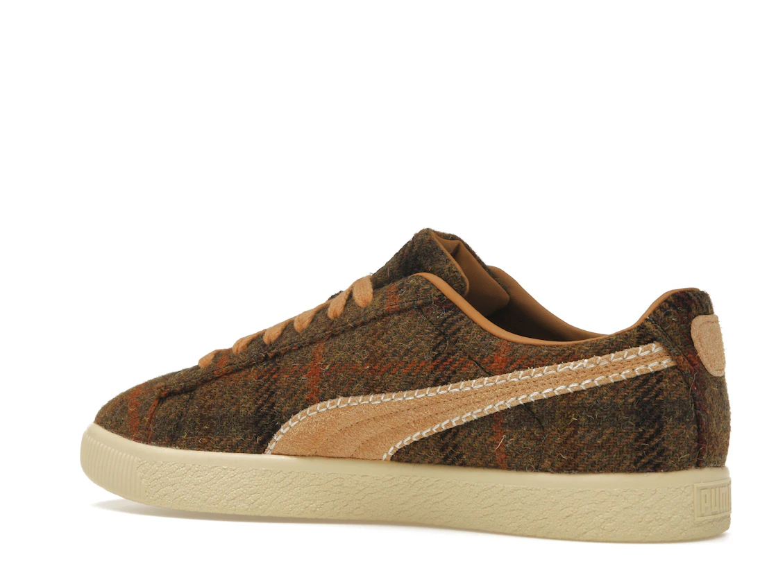 Puma Clyde Harris Tweed Chamomile Caramel Latte