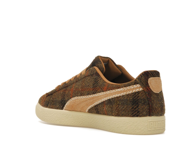 Puma Clyde Harris Tweed Chamomile Caramel Latte