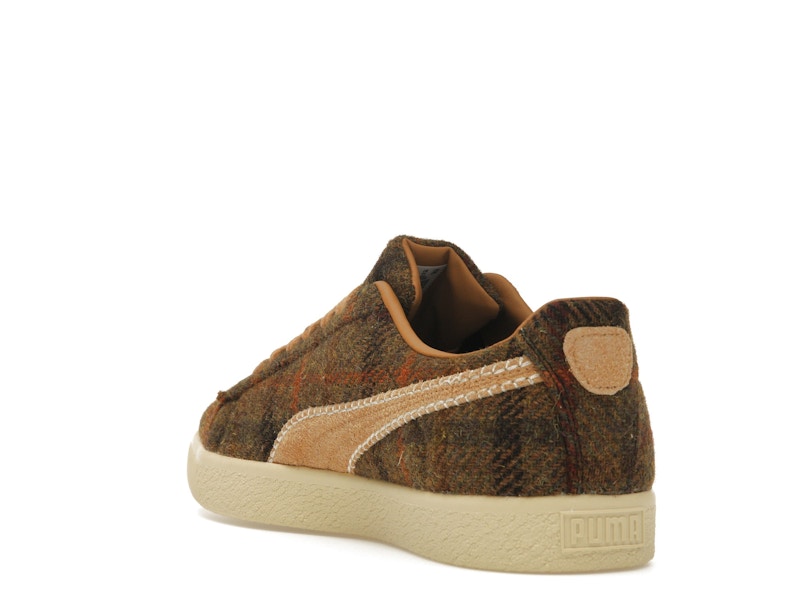 Puma Clyde Harris Tweed Chamomile Caramel Latte