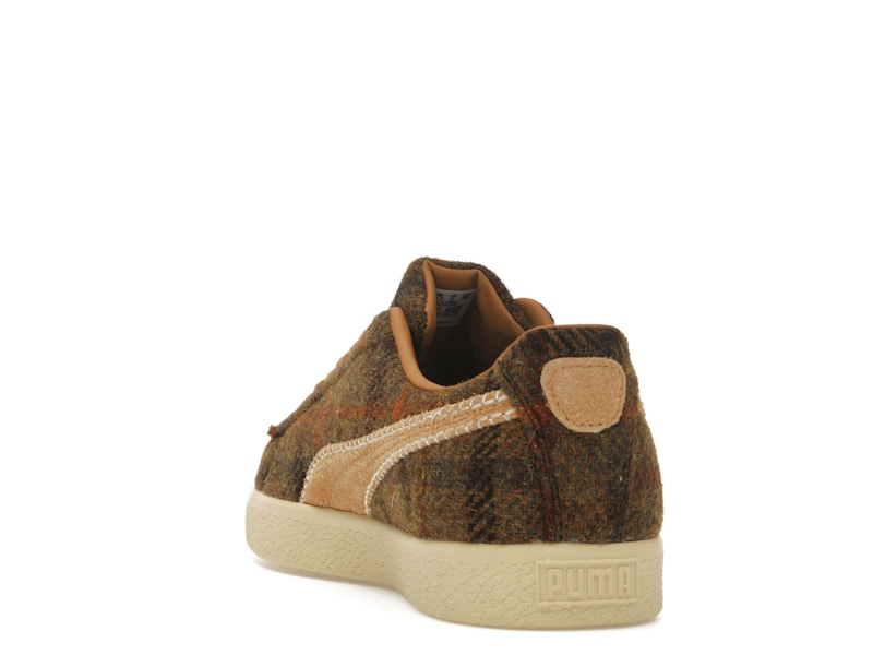Puma Clyde Harris Tweed Chamomile Caramel Latte