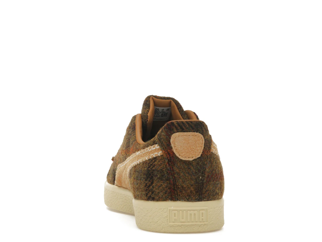 Puma Clyde Harris Tweed Chamomile Caramel Latte