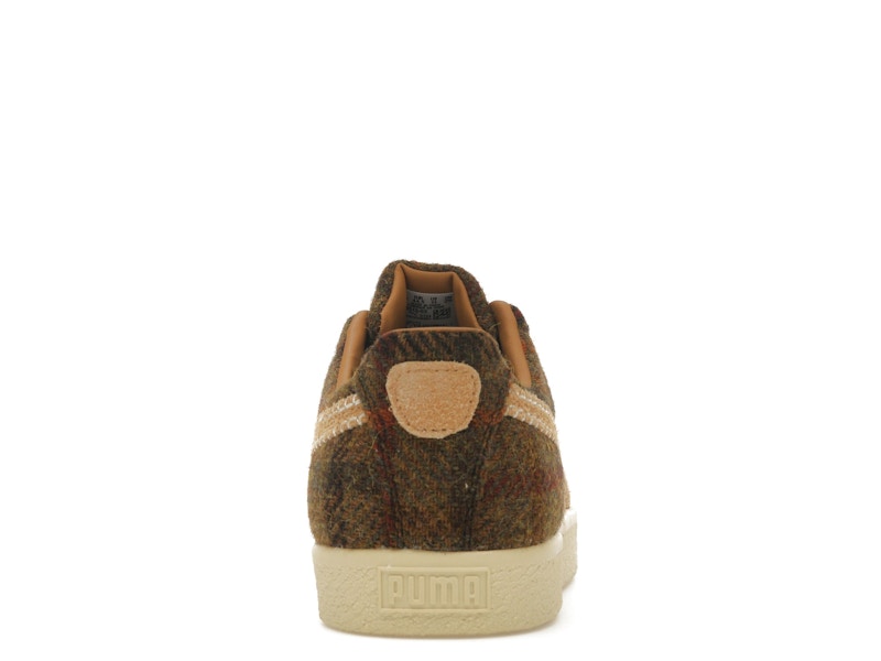 Puma Clyde Harris Tweed Chamomile Caramel Latte