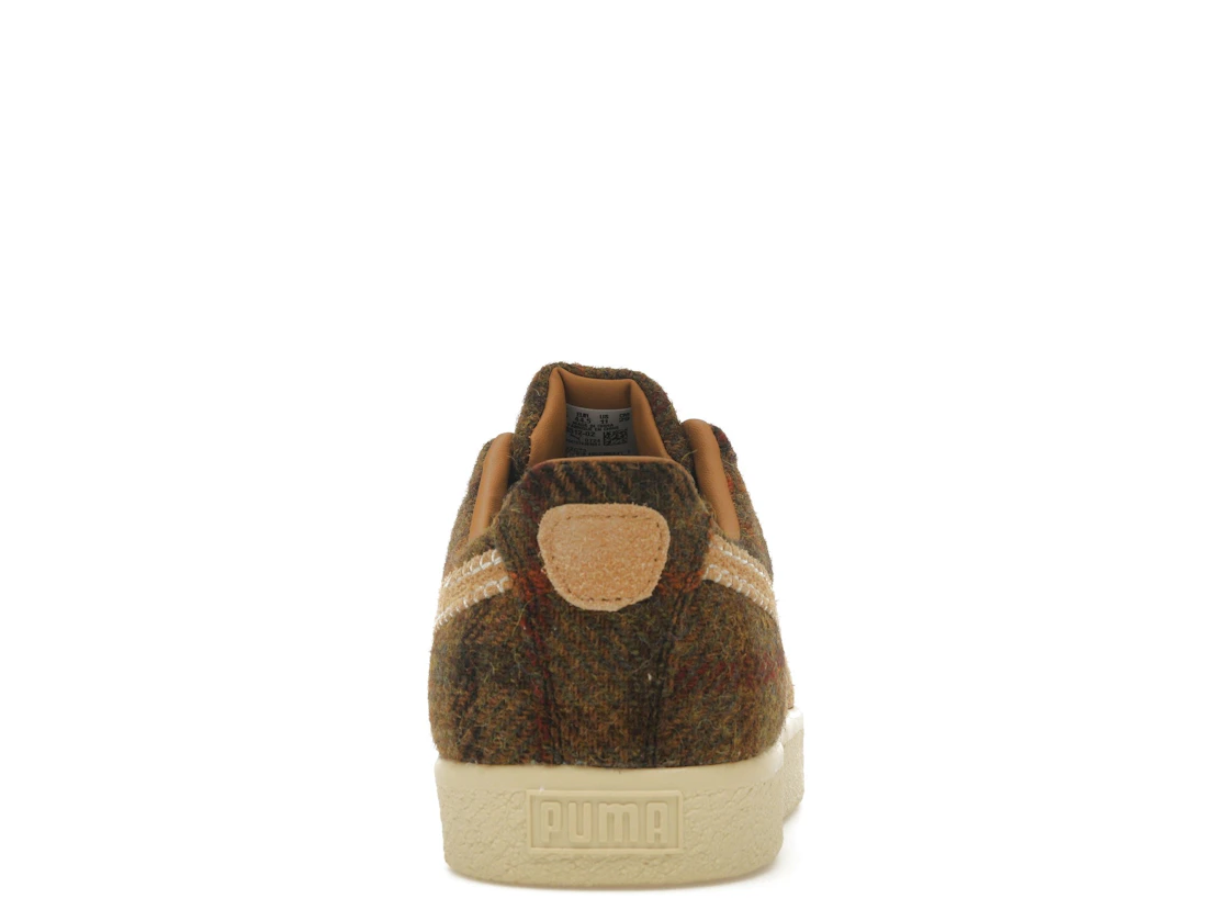 Puma Clyde Harris Tweed Chamomile Caramel Latte