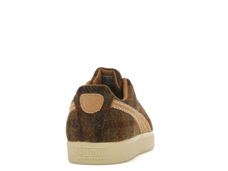 Puma Clyde Harris Tweed Chamomile Caramel Latte