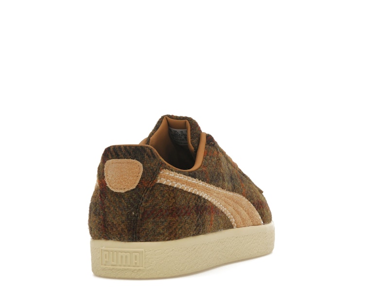 Puma Clyde Harris Tweed Chamomile Caramel Latte