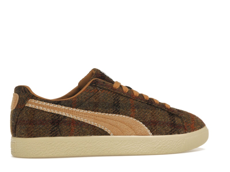 Puma Clyde Harris Tweed Chamomile Caramel Latte