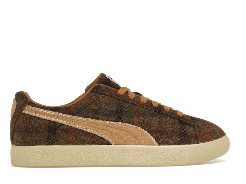 Puma Clyde Harris Tweed Chamomile Caramel Latte