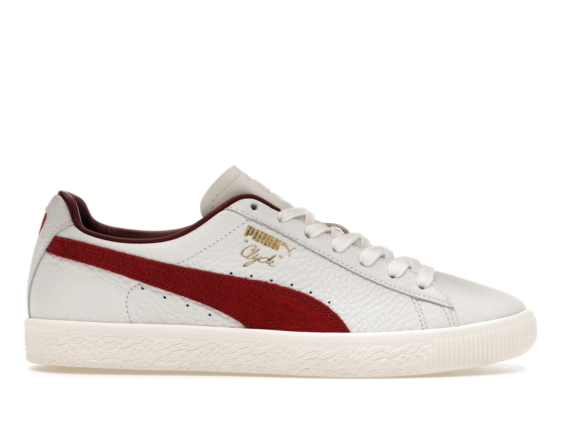 Puma Clyde Made in Italy White Intense Red