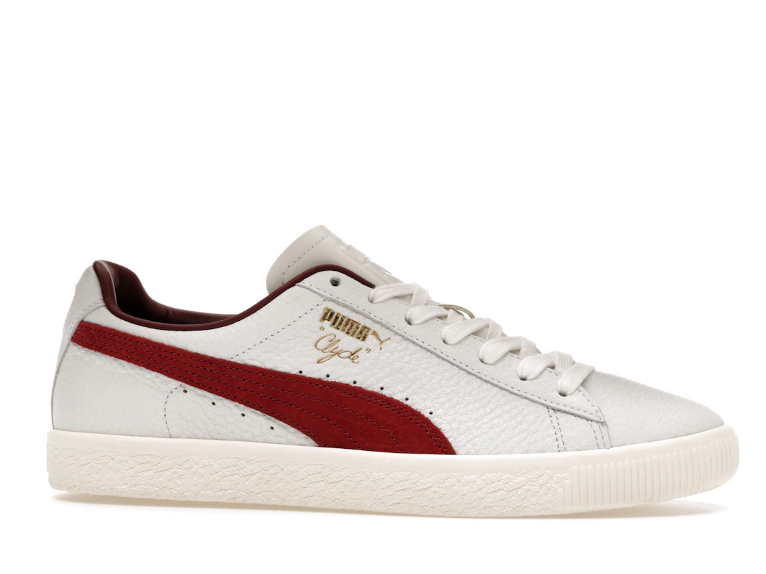 Puma Clyde Made in Italy White Intense Red