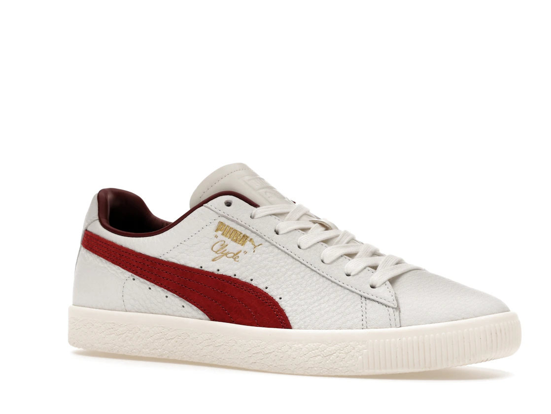 Puma Clyde Made in Italy White Intense Red