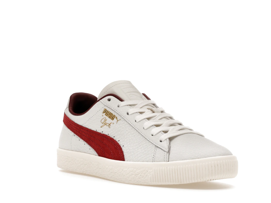 Puma Clyde Made in Italy White Intense Red