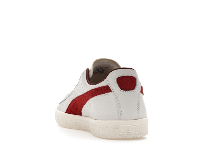 Puma Clyde Made in Italy White Intense Red