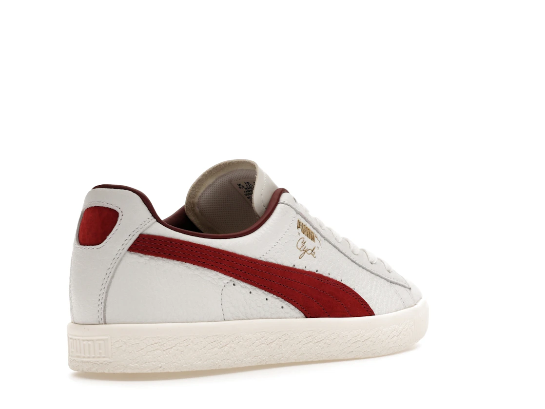 Puma Clyde Made in Italy White Intense Red