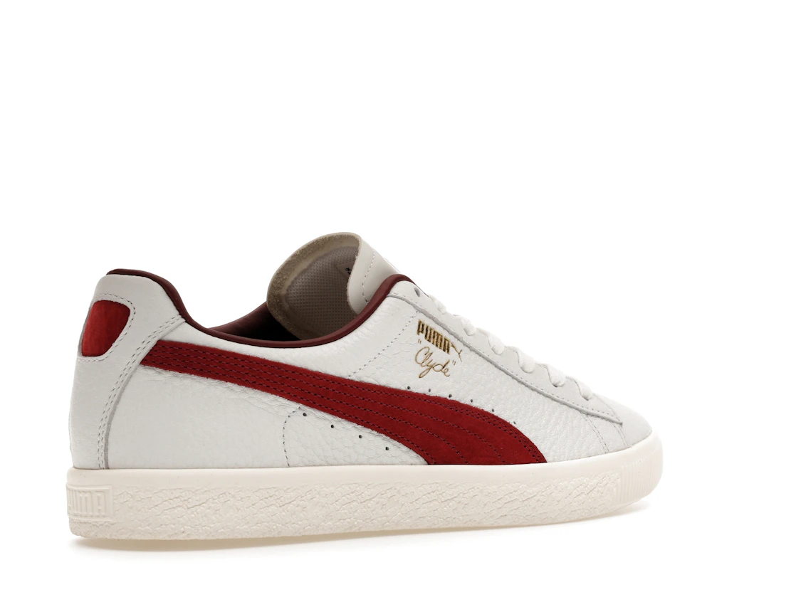 Puma Clyde Made in Italy White Intense Red