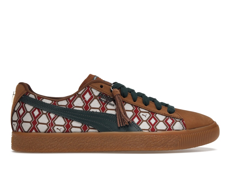 Puma clyde brown clearance