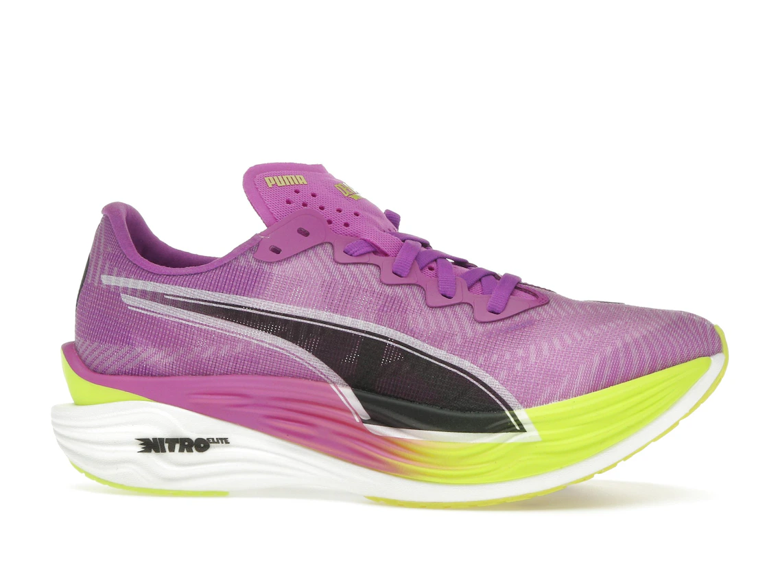 Puma Deviate Nitro Elite 3 Pure Magenta Yellow Alert