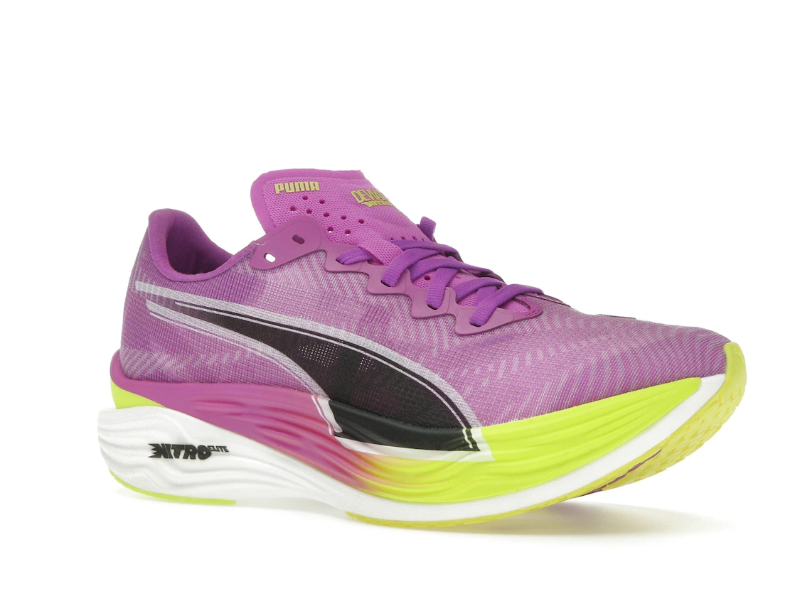Puma Deviate Nitro Elite 3 Pure Magenta Yellow Alert