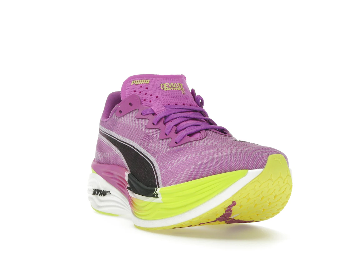 Puma Deviate Nitro Elite 3 Pure Magenta Yellow Alert