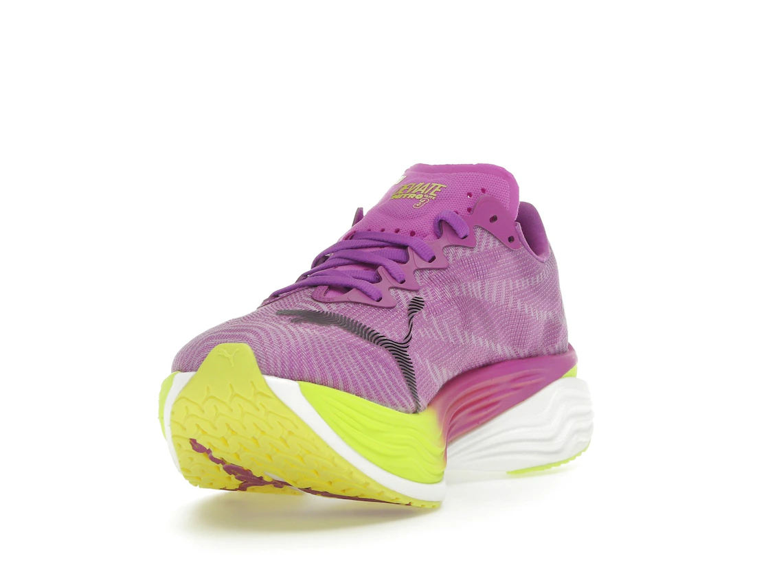Puma Deviate Nitro Elite 3 Pure Magenta Yellow Alert