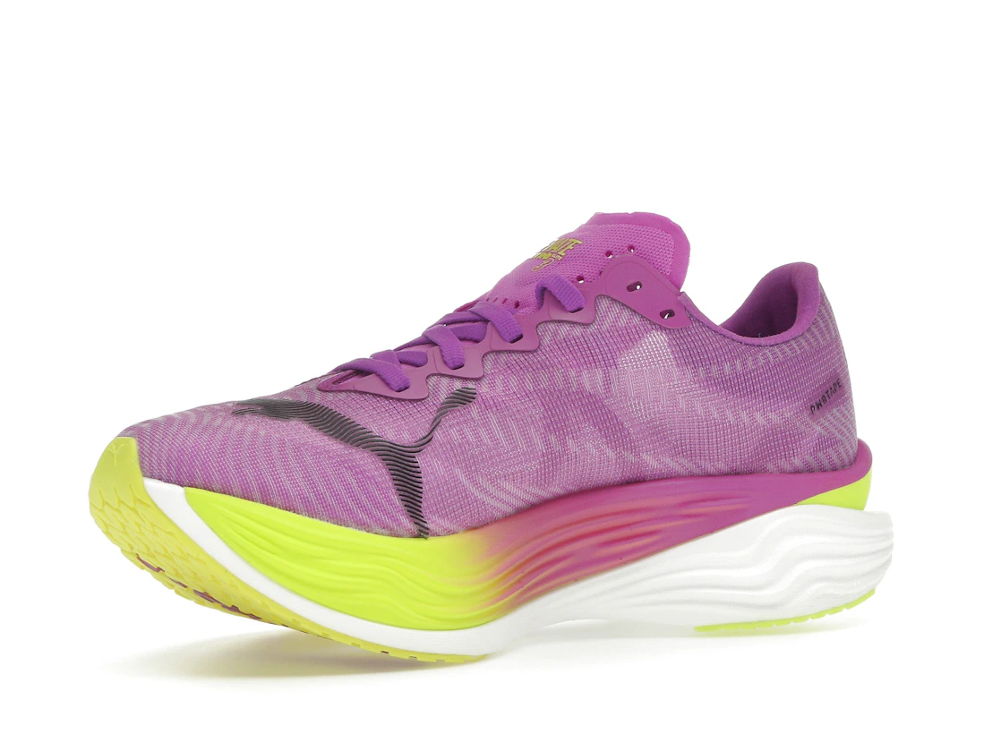 Puma Deviate Nitro Elite 3 Pure Magenta Yellow Alert