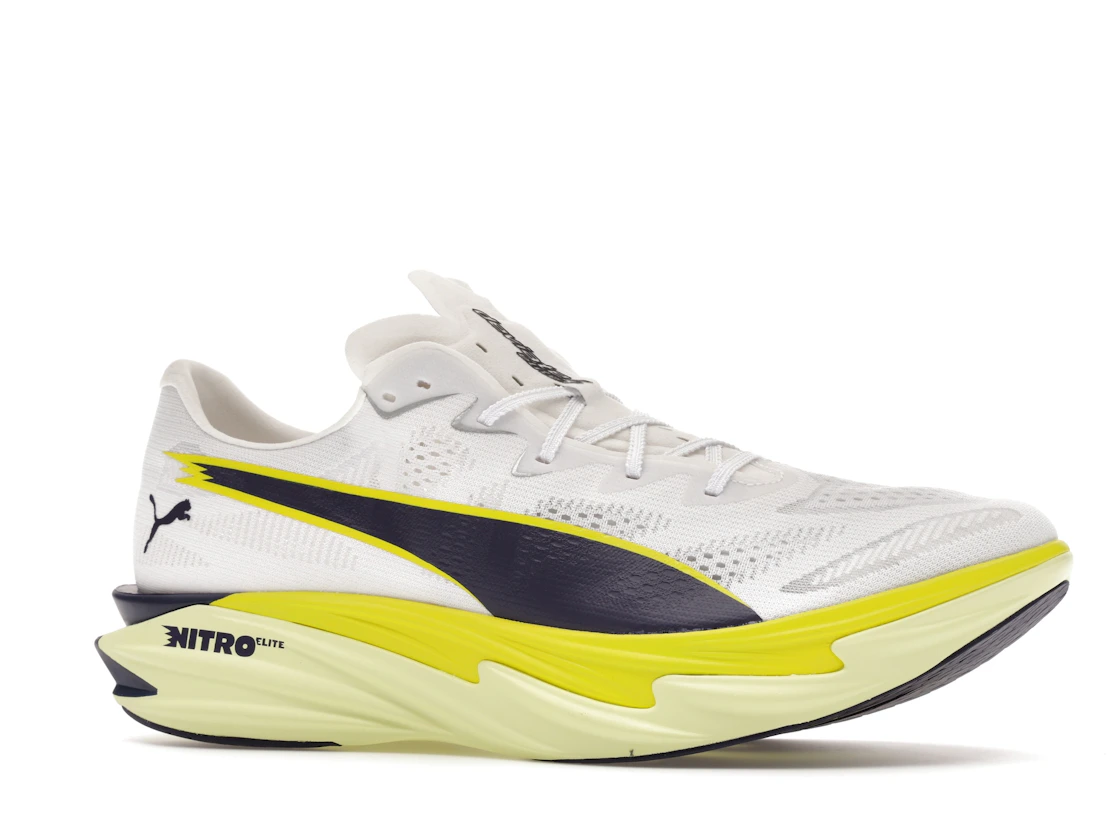 Puma Deviate Nitro Elite 4 White Apple Spritz Lime