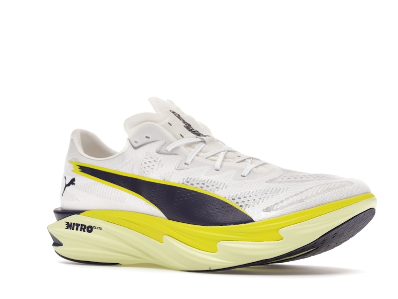 Puma Deviate Nitro Elite 4 White Apple Spritz Lime