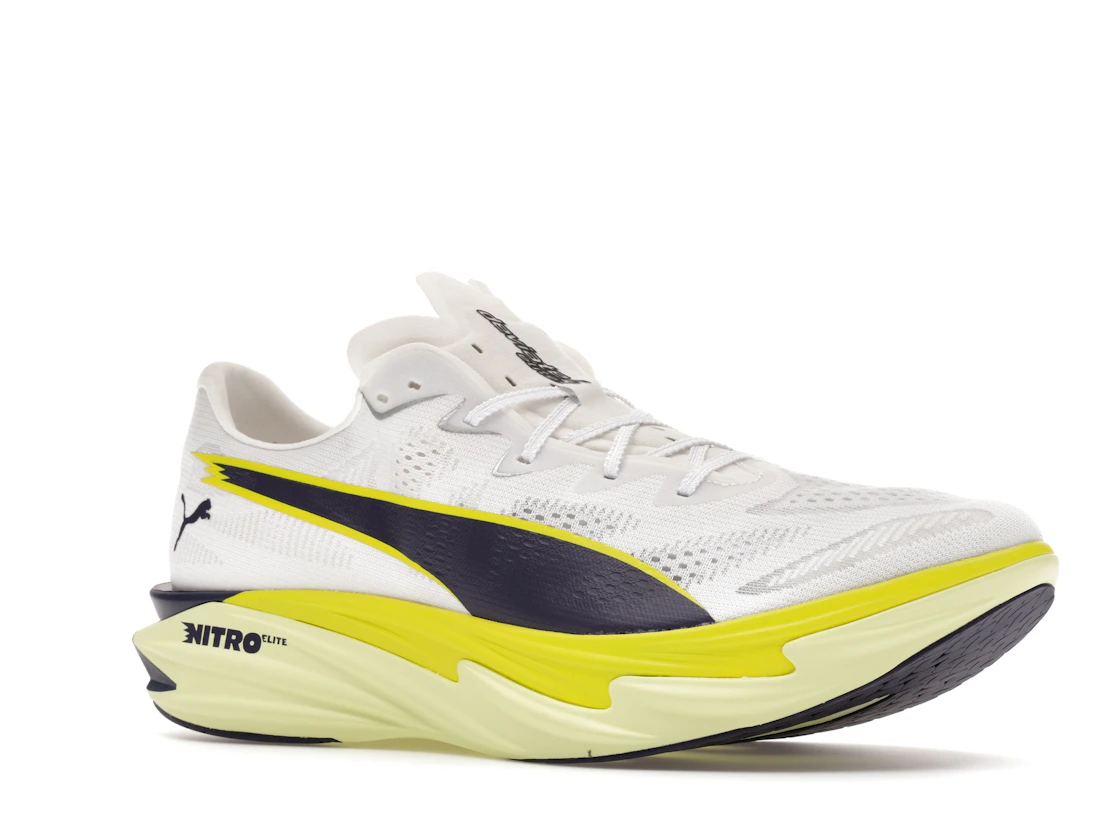 Puma Deviate Nitro Elite 4 White Apple Spritz Lime