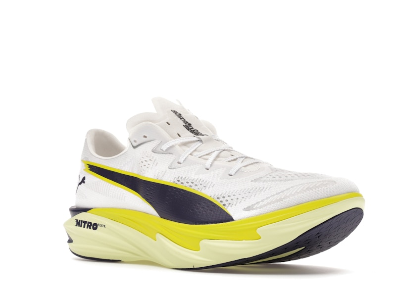 Puma Deviate Nitro Elite 4 White Apple Spritz Lime