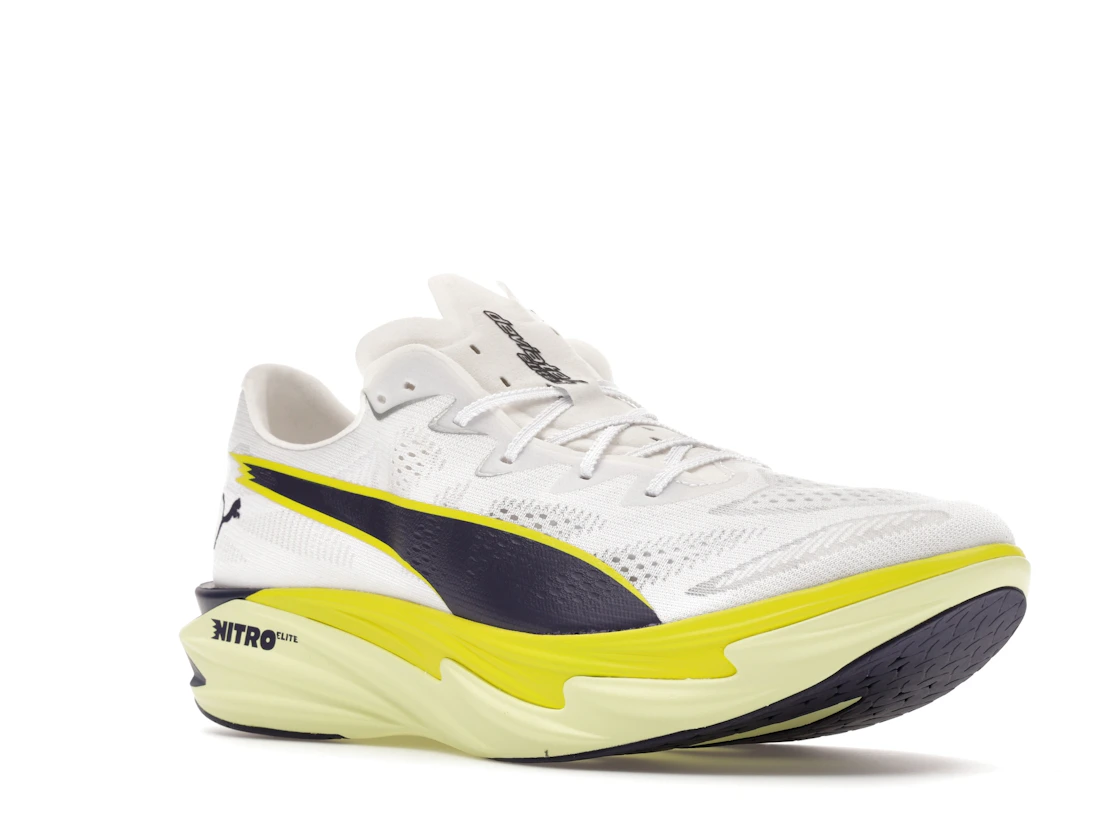 Puma Deviate Nitro Elite 4 White Apple Spritz Lime