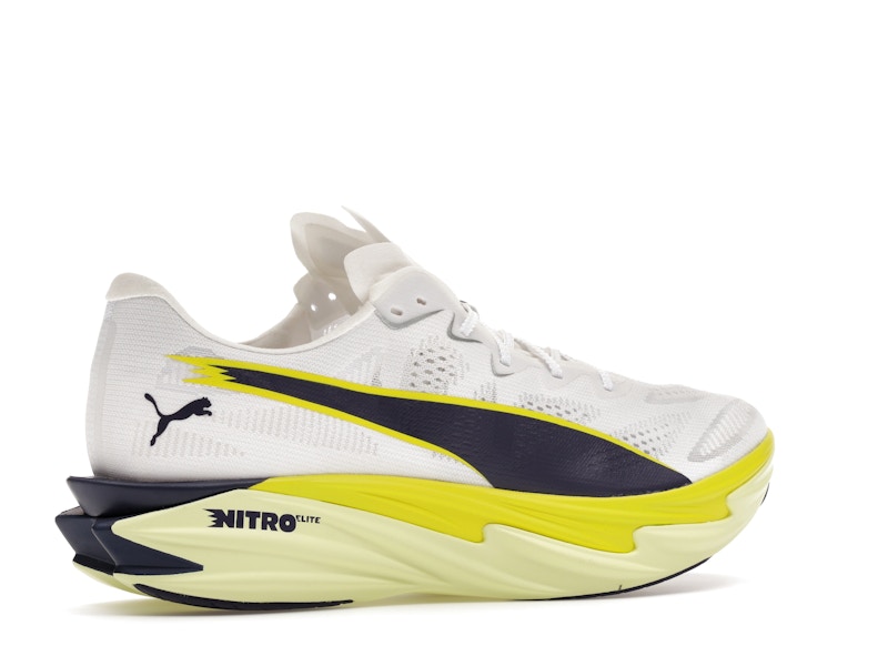 Puma Deviate Nitro Elite 4 White Apple Spritz Lime