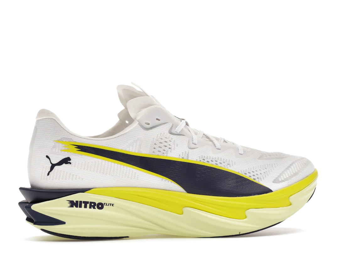 Puma Deviate Nitro Elite 4 White Apple Spritz Lime
