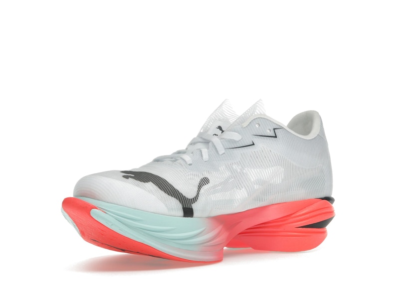 Puma Fast-R Nitro Elite 3 White Glowing Red Mint (Women's)