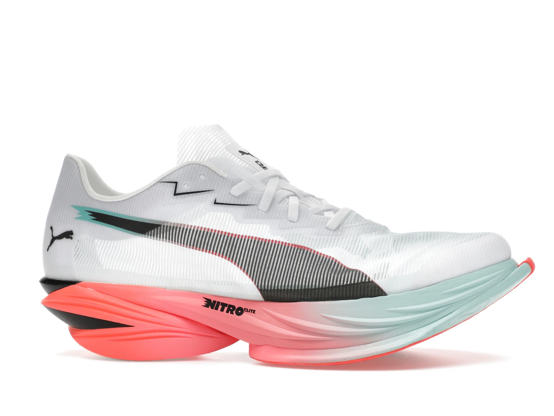Puma Fast-R Nitro Elite 3 White Glowing Red Mint