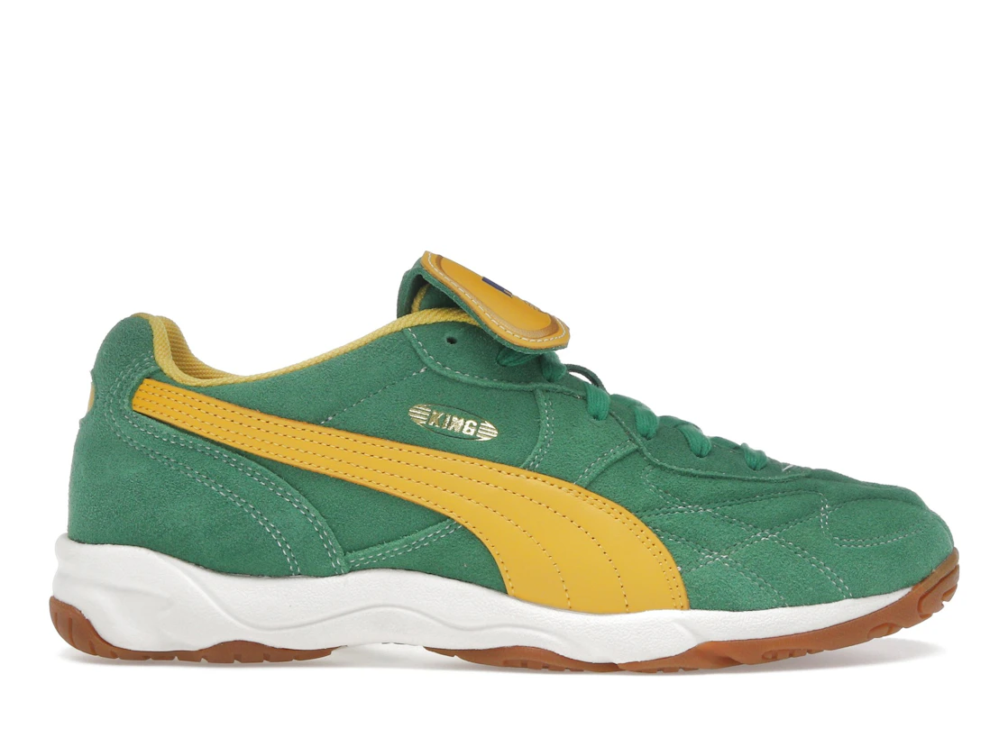 Puma King Indoor Archive Green Yellow Sizzle