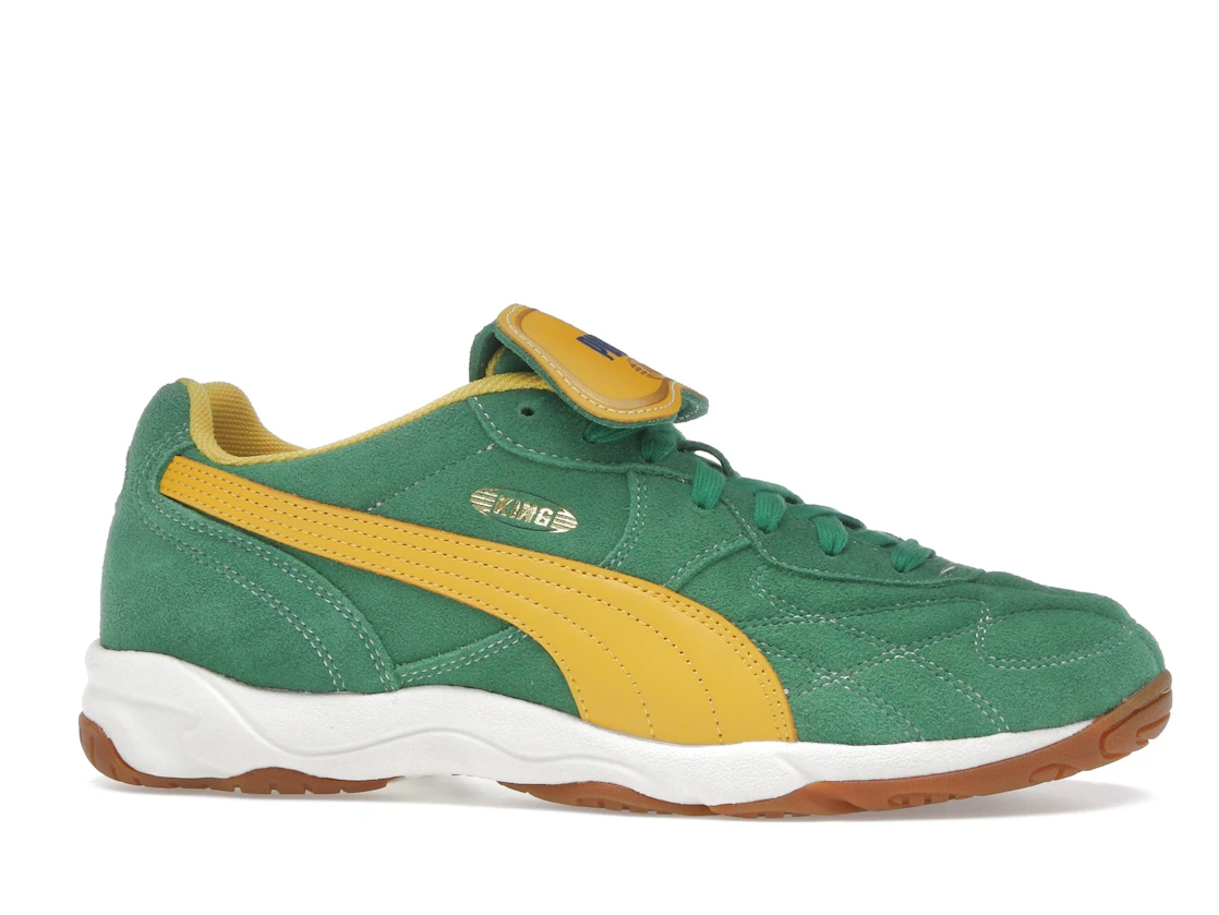 Puma King Indoor Archive Green Yellow Sizzle