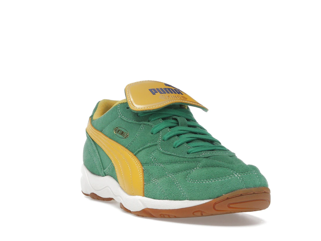 Puma King Indoor Archive Green Yellow Sizzle