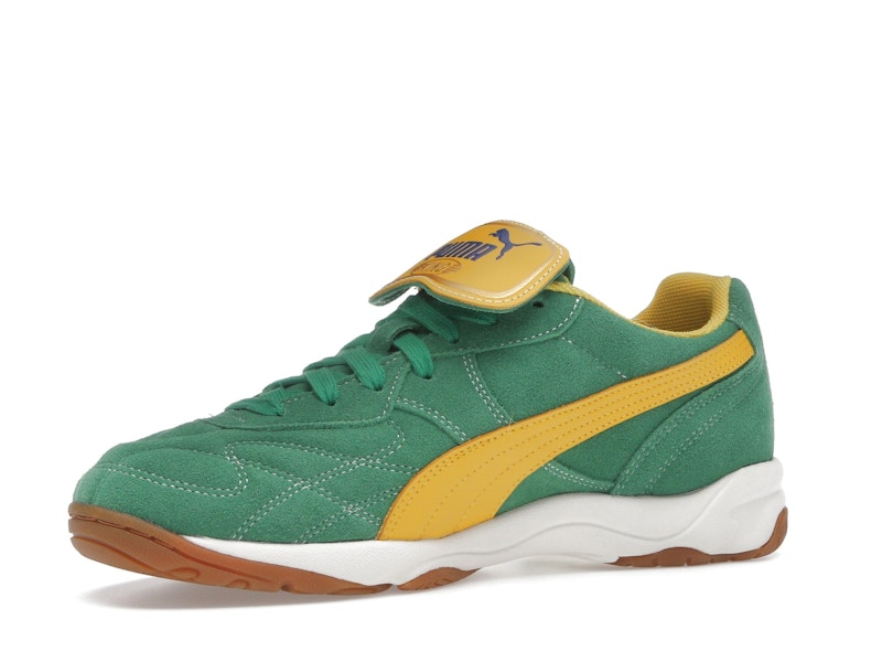 Puma King Indoor Archive Green Yellow Sizzle