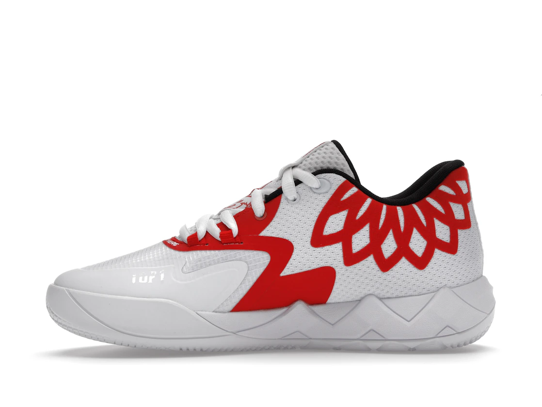 Puma LaMelo Ball MB.01 Lo Team Colors White High Risk Red