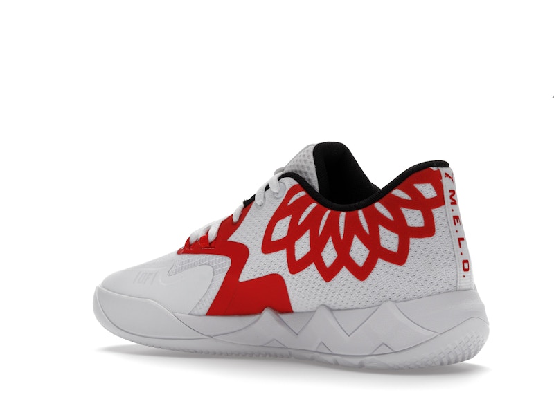 Puma LaMelo Ball MB.01 Lo Team Colors White High Risk Red
