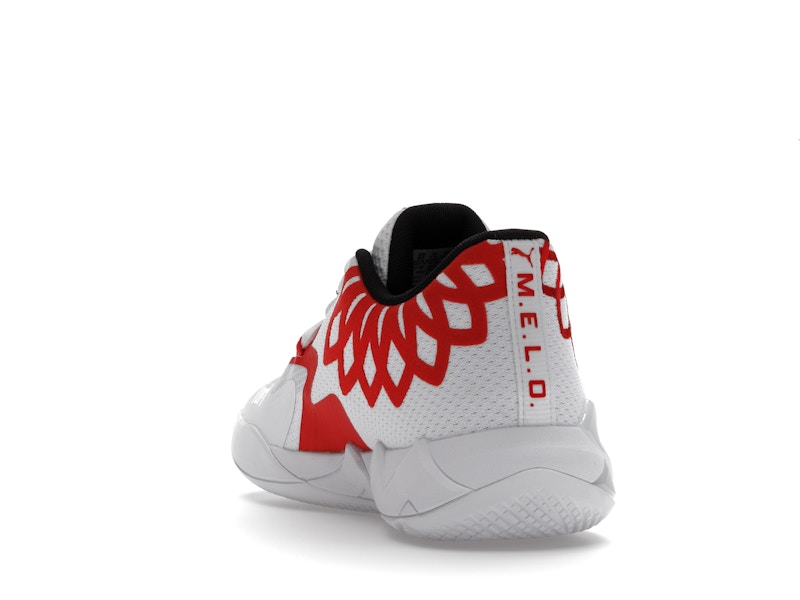 Puma LaMelo Ball MB.01 Lo Team Colors White High Risk Red