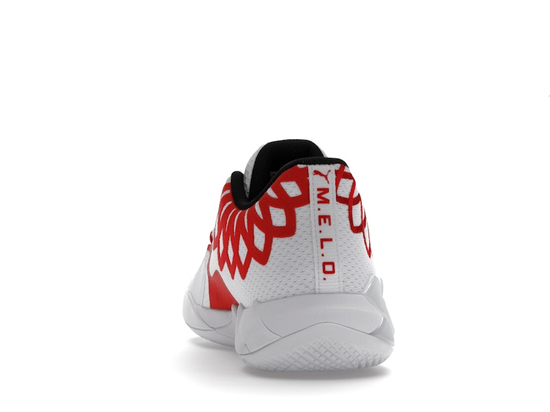 Puma LaMelo Ball MB.01 Lo Team Colors White High Risk Red