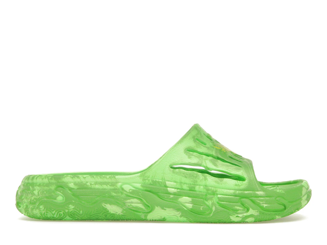 Puma LaMelo Ball MB.03 Slide Green Fluoro Yellow