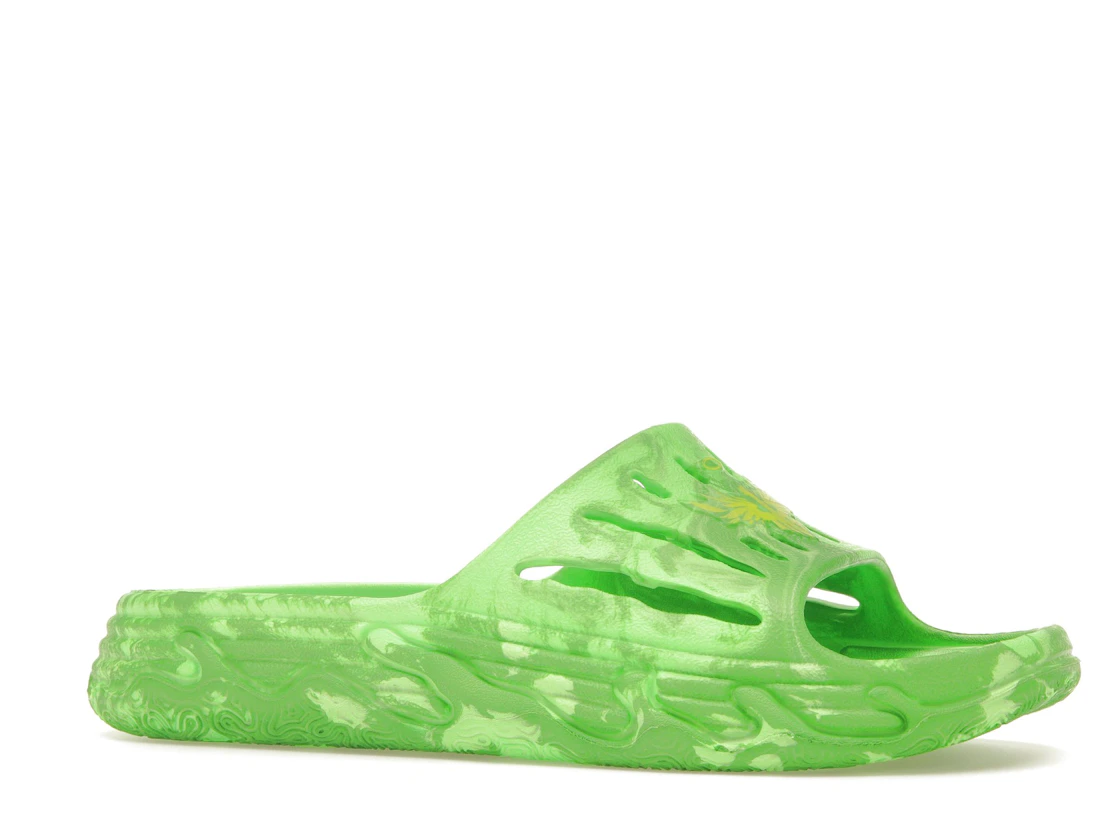 Puma LaMelo Ball MB.03 Slide Green Fluoro Yellow
