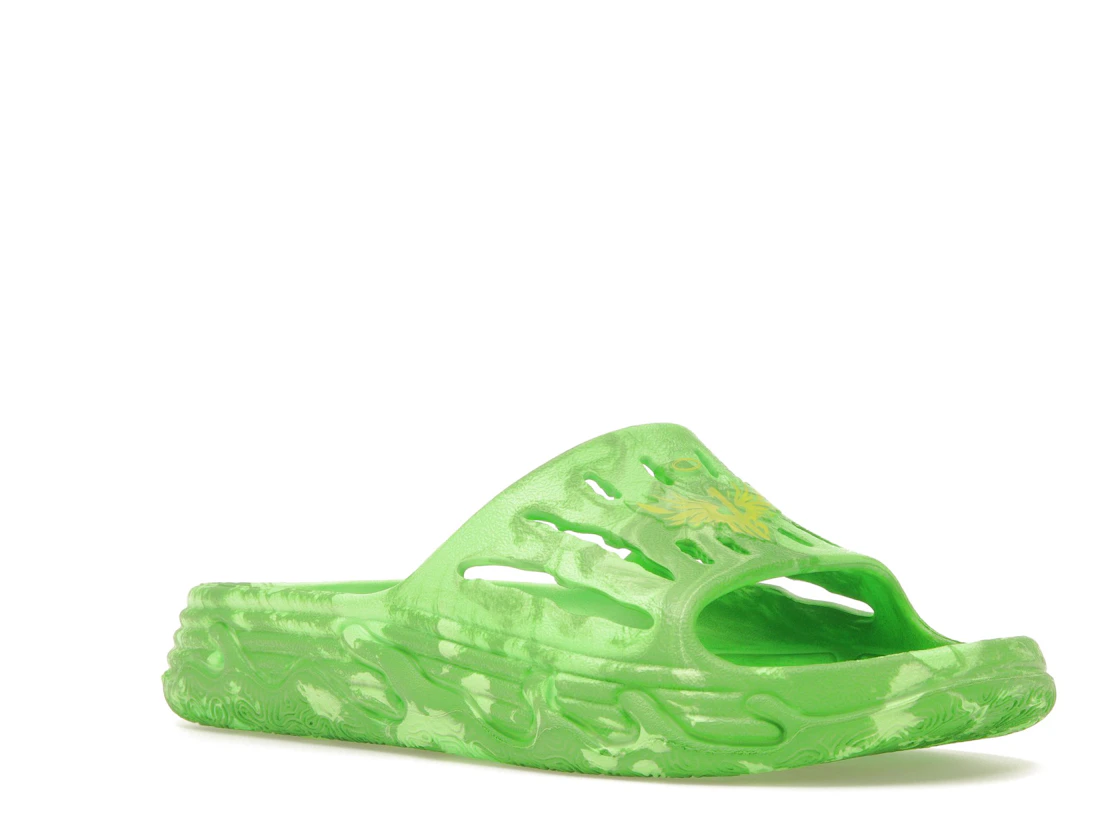 Puma LaMelo Ball MB.03 Slide Green Fluoro Yellow
