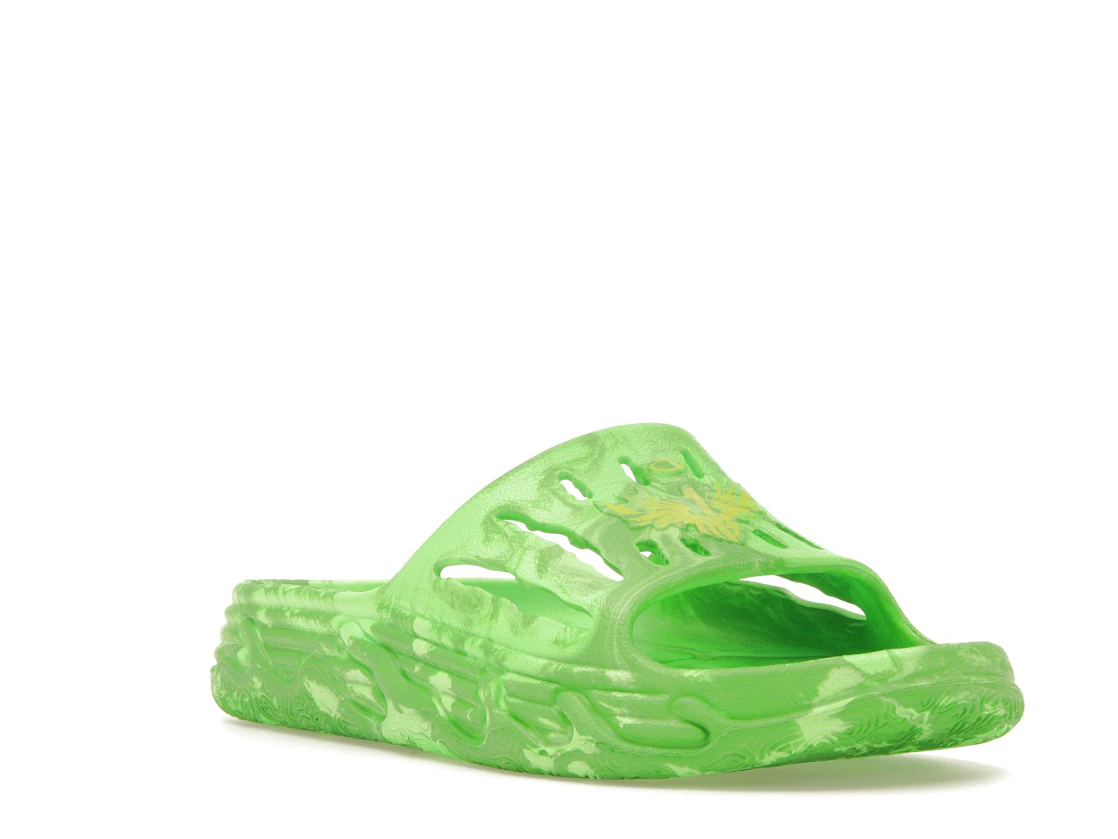 Puma LaMelo Ball MB.03 Slide Green Fluoro Yellow