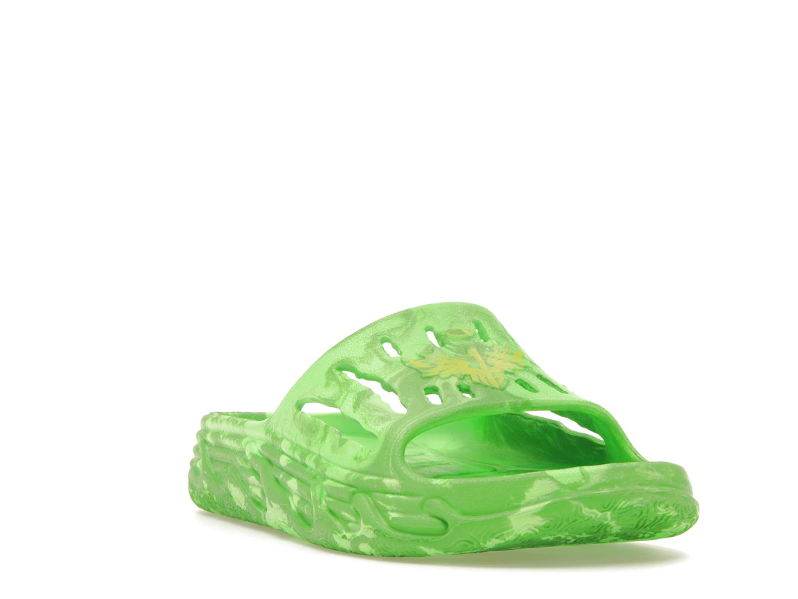 Puma LaMelo Ball MB.03 Slide Green Fluoro Yellow